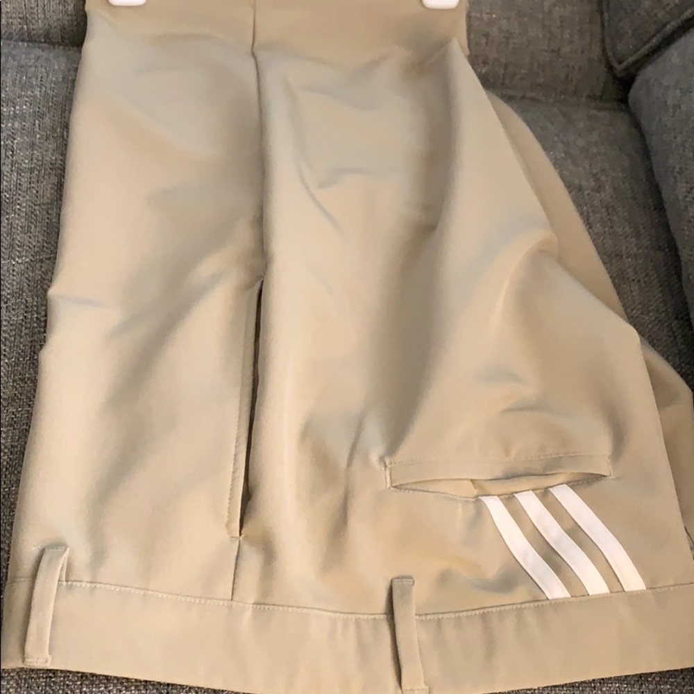 Men’s Adidas 3 stripe golf shorts